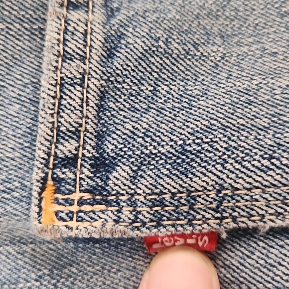 Levi's Worker 2003 Blue Denim Relaxed Fit Jeans - Picture 3 of 11